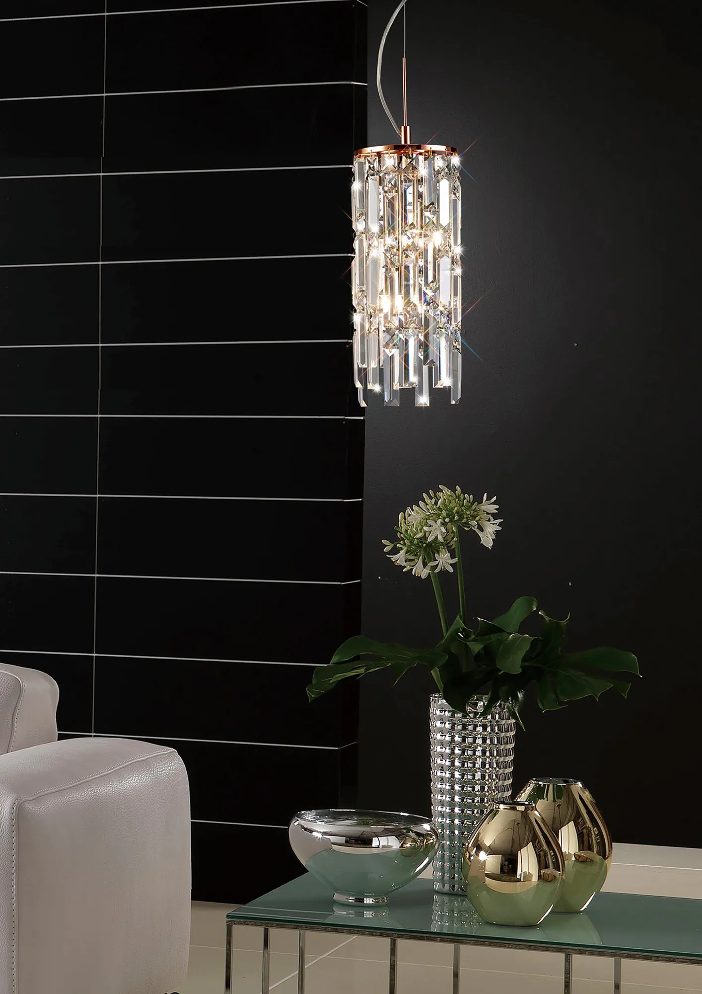 Maddison Crystal Ceiling Lights Diyas Single Crystal Pendants Maddison Crystal Ceiling Lights Diyas Single Crystal Pendants